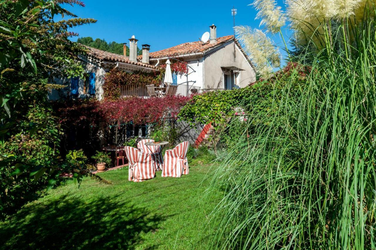 La Ribeyrette Bed & Breakfast Chamborigaud Bagian luar foto